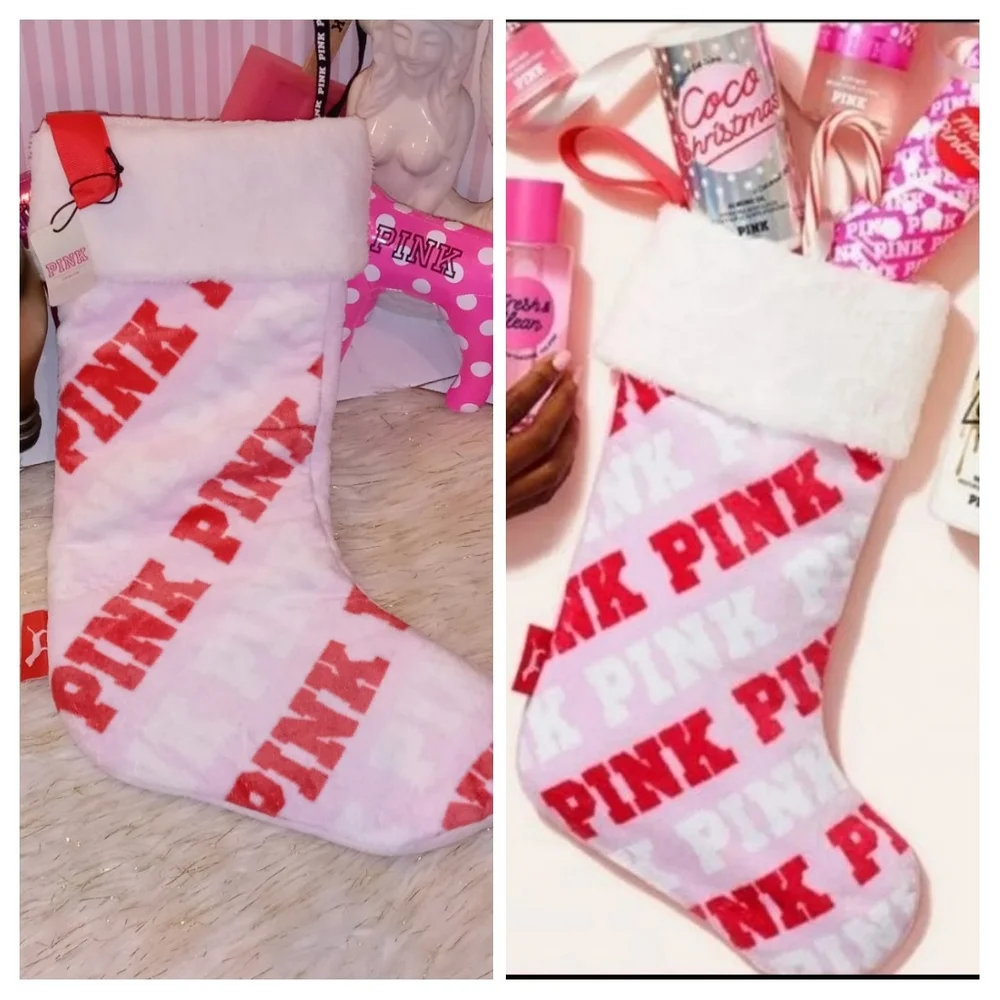 VICTORIA SECRET PINK CHRISTMAS STOCKING